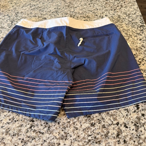 Marine Layer Striped Board Short 6.5" - 32 - Picture 2 of 4
